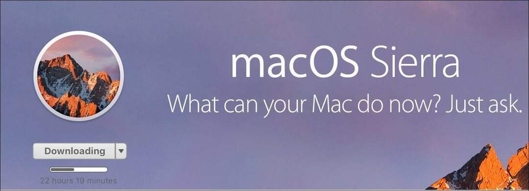 Kuidas alla laadida ja installida MacOS Sierra