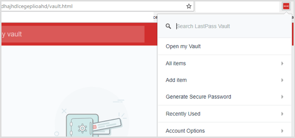 lastpass pikendus