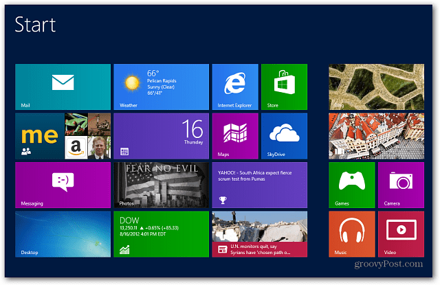 Windows 8 avakuva