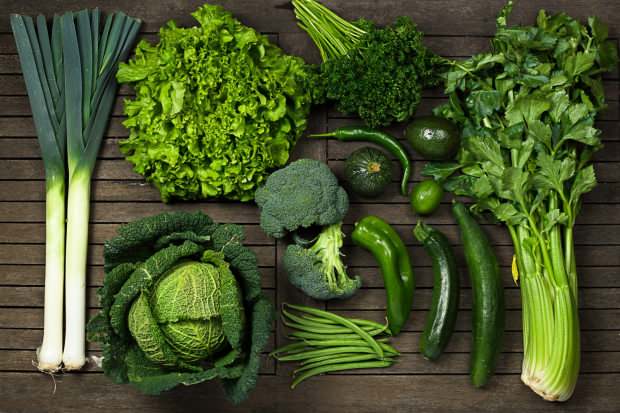 rohelised köögiviljad on rikkad glutatiooni