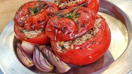 Kuidas valmistada täidisega tomateid ahjus?