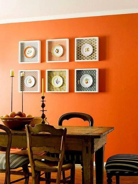 Oranži värvi kasutamine kodu kaunistamisel 