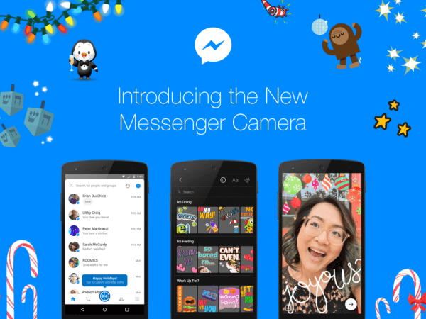 Facebook teatas Messengeris uue võimsa emakaamera ülemaailmsest turuletoomisest.