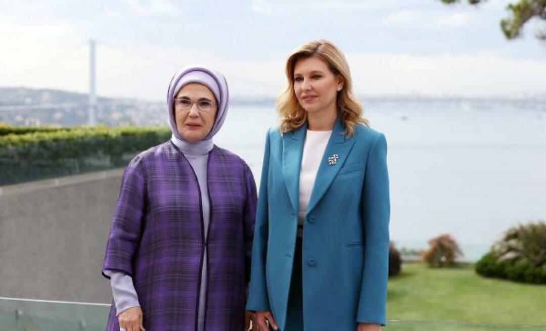 Emine Erdoğan võõrustas Ukraina presidendi abikaasat Olena Zelenskat!