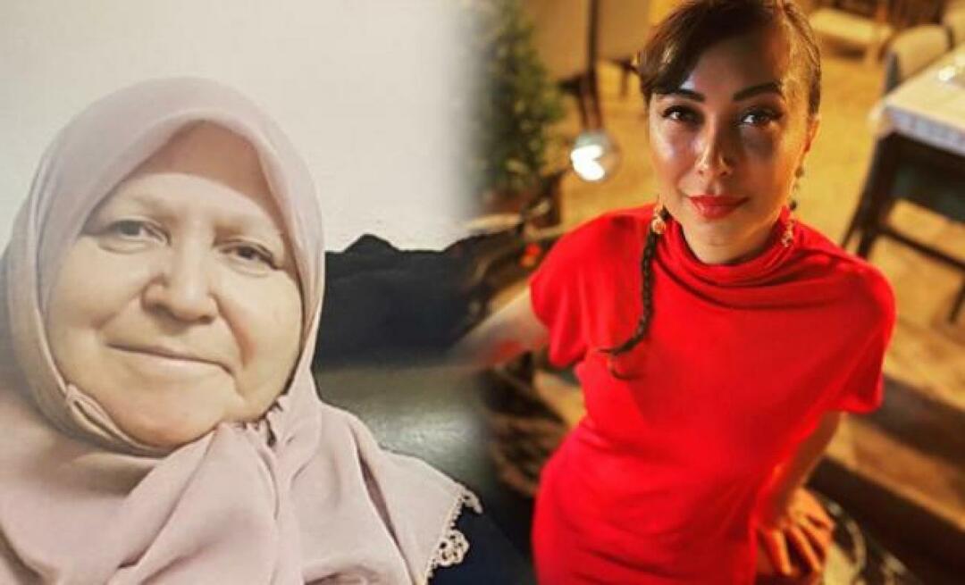 Näitleja Canan Hoşgöri ema suri!