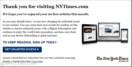 ümbersõit NYtimes Paywallist
