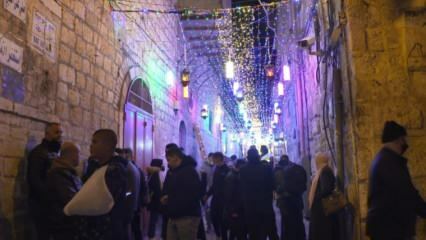 Jeruusalemma tänavad on ramadaanis hiilgavad