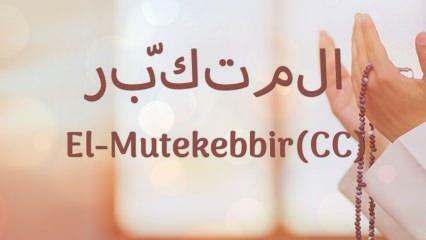 Mida tähendab al-Mutakabbir? Al Mutakabbir