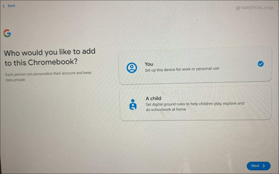 Kuidas Chromebookis kasutajat lisada