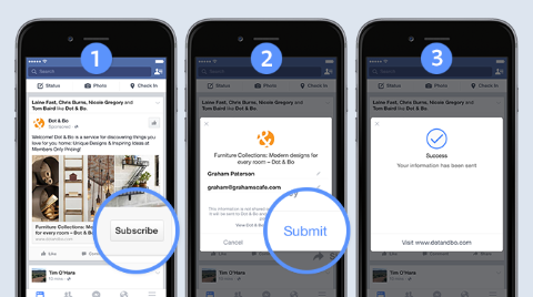 Facebook testib juhtivaid reklaame mobiilseadmes