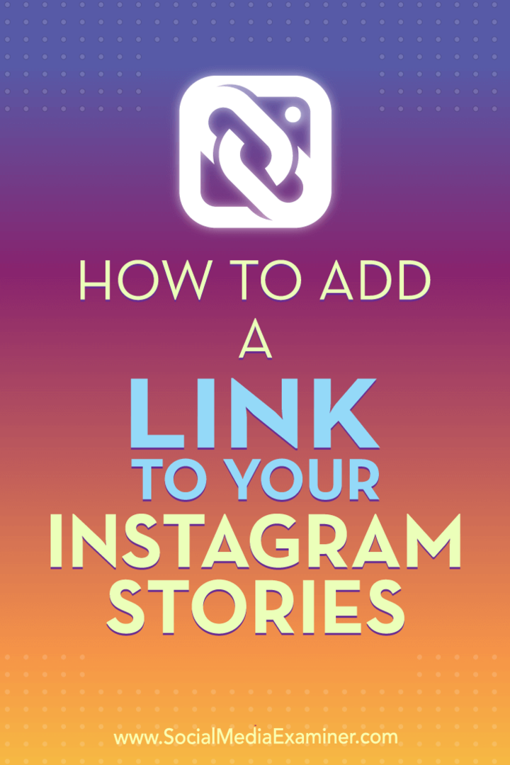 Kuidas lisada link oma Instagrami lugudele: sotsiaalmeedia eksamineerija