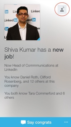 LinkedIn Connected võimaldab teil hõlpsalt suhelda nendega, keda juba tunnete.