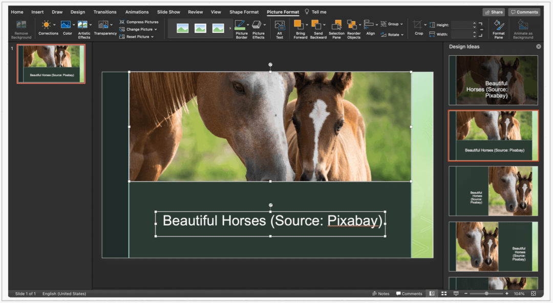 Microsofti PowerPoint Macis lisab pealdise