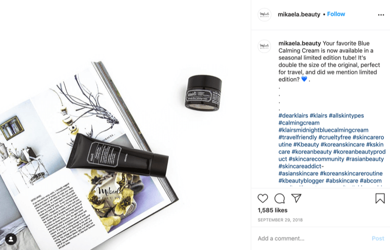 hooajalise kingituse näide @ mikaela.beauty on leitud ja jagatud Instagrami postituse kaudu, märkides piiratud ahvatluse