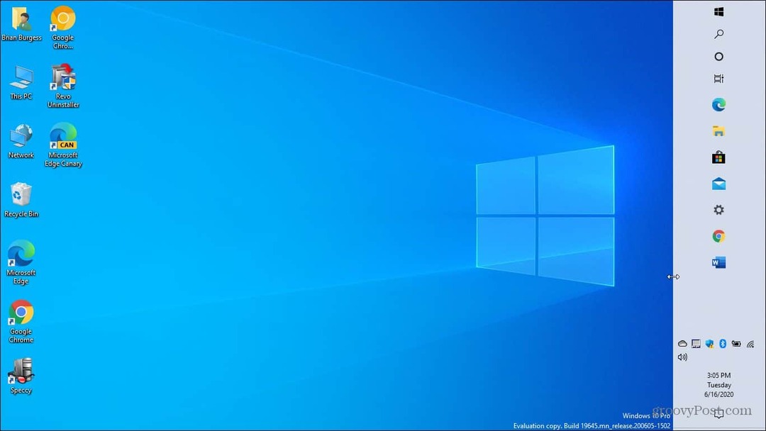 Kuidas liigutada tegumiriba Windows 10-s