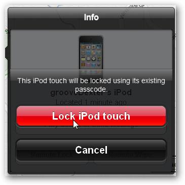 lukustage iPod touch või iphone juurdepääsu takistamiseks