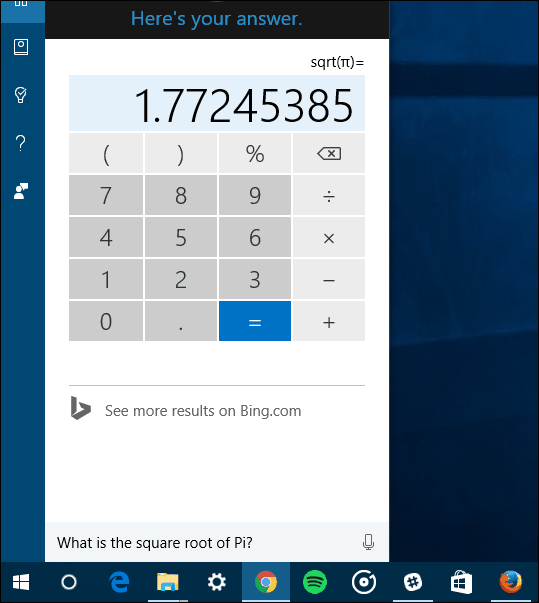 Cortana matemaatika