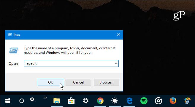 1 Käivitage Regedit Windows 10