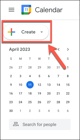 Google'i kalendri loomine