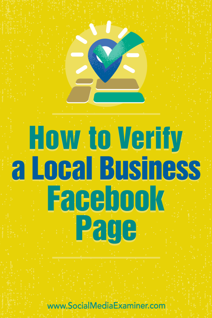 Kuidas kontrollida kohaliku ettevõtte Facebooki lehte: sotsiaalmeedia eksamineerija