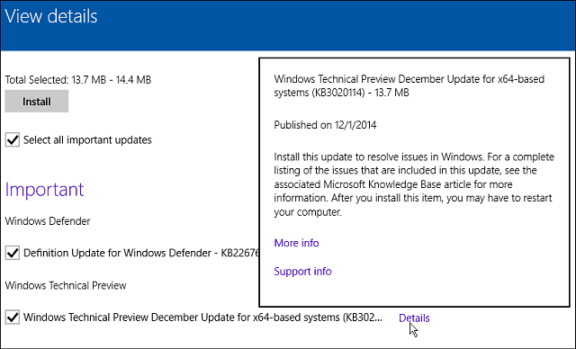 Windows 10 värskendus detsember
