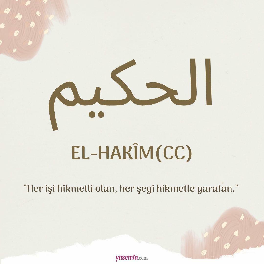 Mida tähendab al-Hakim (cc)?