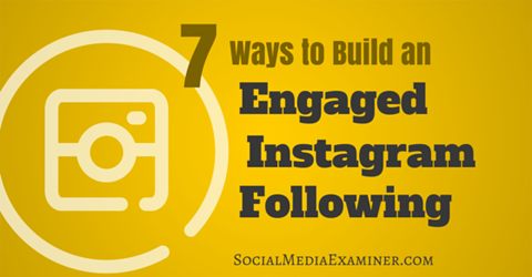 ehitada kaasatud instagrami järgimine