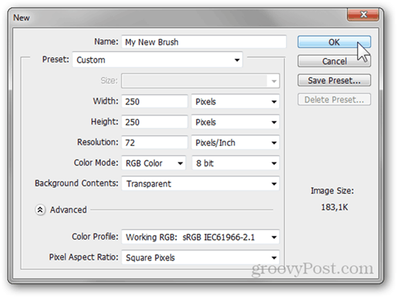 Photoshop Adobe Presets Templats Download Tee loomine Lihtsusta Lihtne Lihtne Kiire Juurdepääs Uus juhendaja juhend Pintslid Stroke Brush Paint Joonista dokument