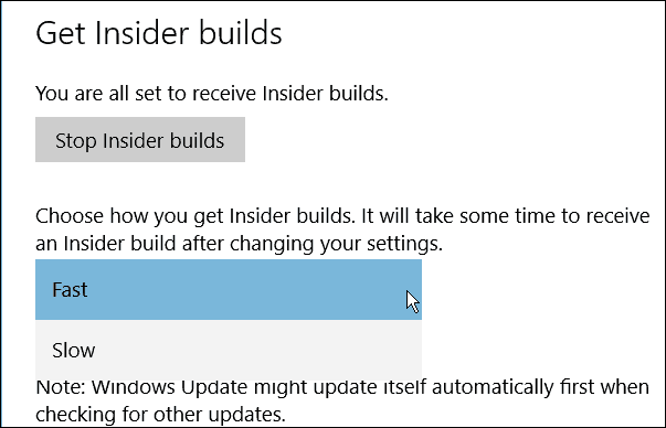 Windows 10 Insider ehitatakse