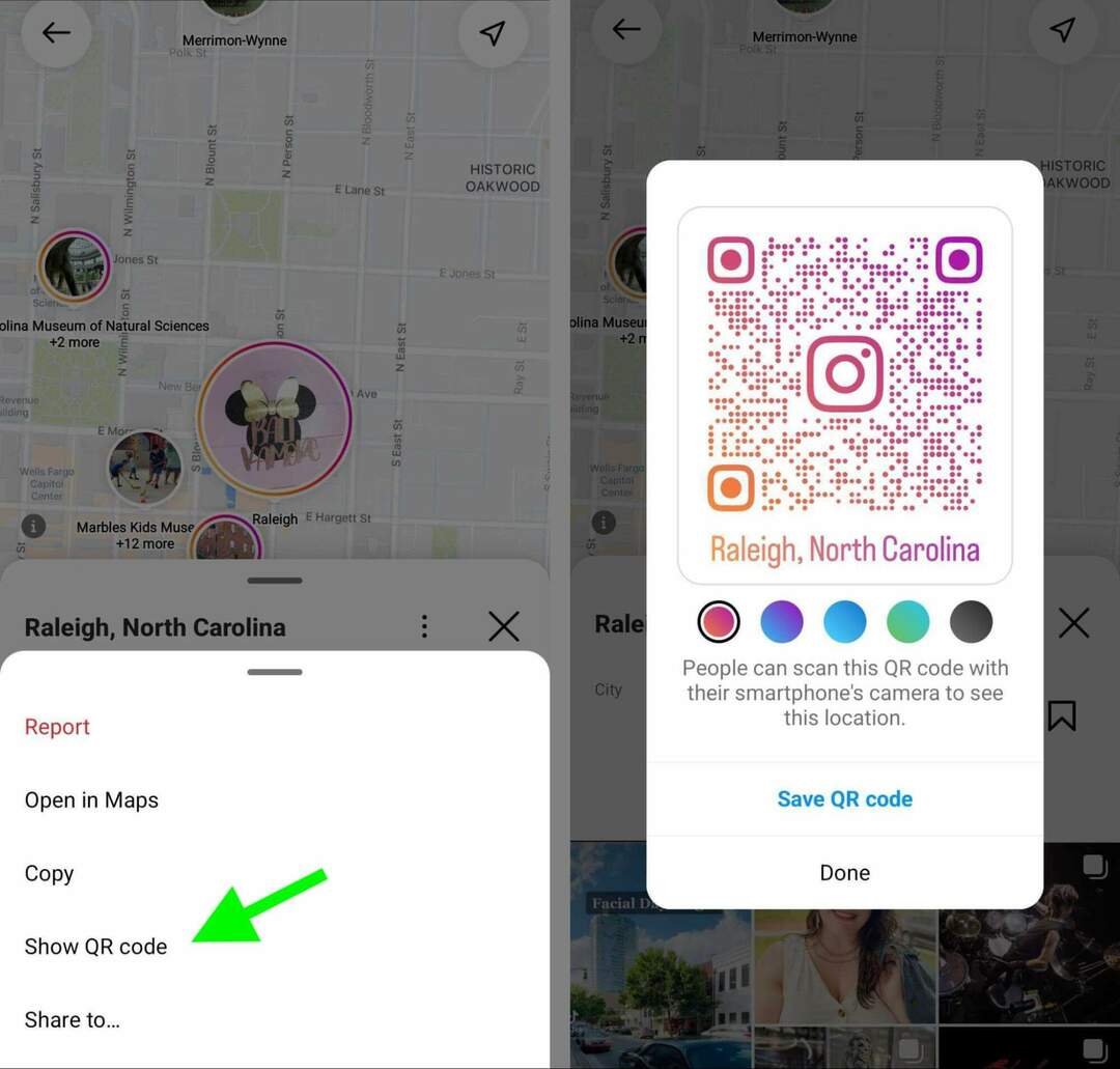kuidas-luua-instagrami-qr-kood, et-ettevõtte-asukoha-otsida-näide-8