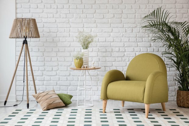 Rohelise mööbli harmoonia kodukaunistamisel