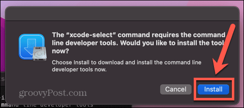 installige xcode käsurea tööriistad