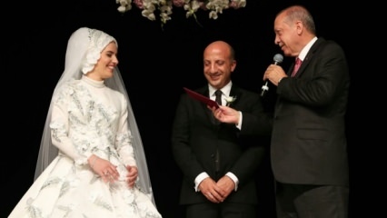 Abielu tunnistajaks oli president Erdoğani asetäitja Ali İhsan Arslan