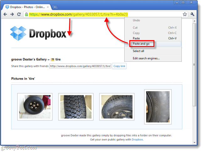 Kuidas kasutada Dropboxi oma fotode jagamise galeriina?