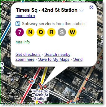 google maps ütleb teile isegi, millised teenused on igas jaamas saadaval