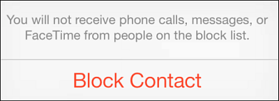 Blokeerige helistajad iOS 7
