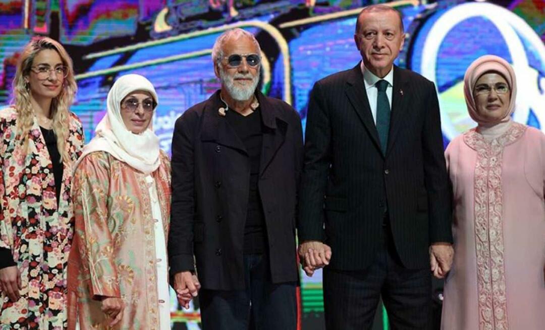 Yusuf Islam kinkis oma kitarri president Erdoğanile!