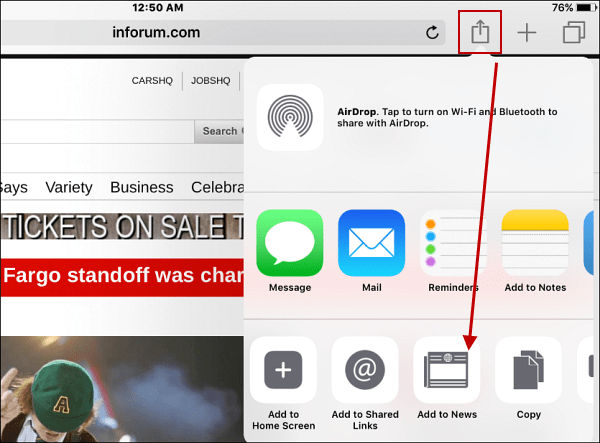 IOS Apple News App: lisage RSS-kanaleid saitidele, mida tõesti soovite