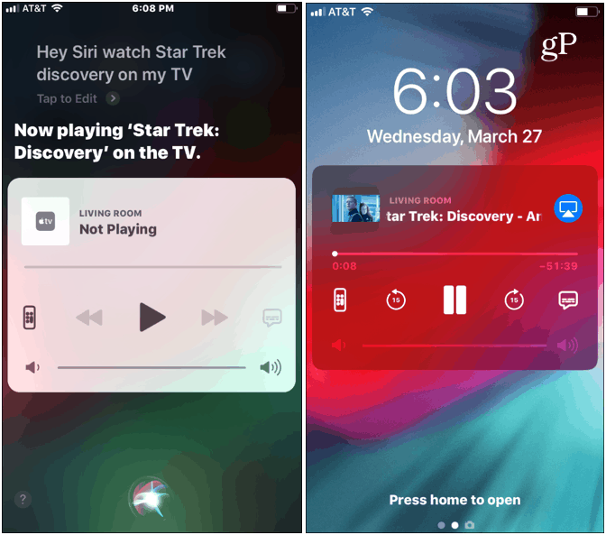 Kasutage Siri koos iPhone'i Apple TV-ga