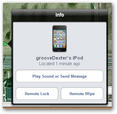 lukustatud või pühkida või kadunud iPhone'i iPadi või iPodi sõnum saata
