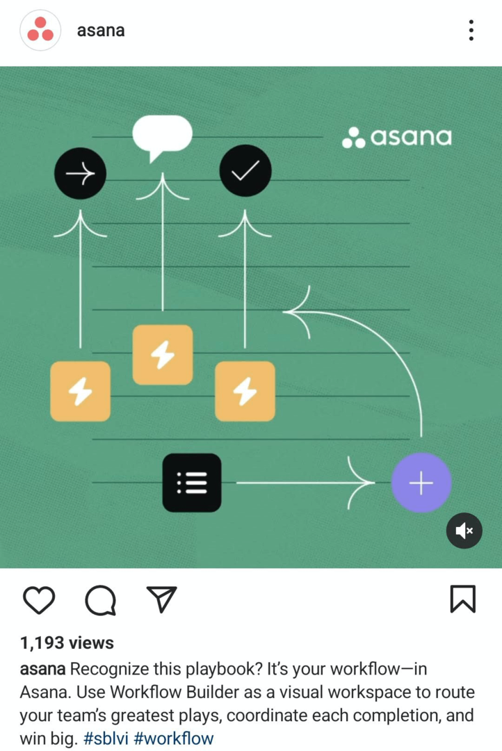 Instagrami videopostituse näide toote funktsiooni esiletõstmisest