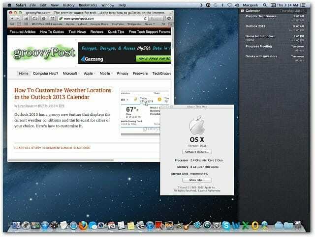 Uuendage operatsioonisüsteemi OS X Lion versioon versioonile Mountain Lion