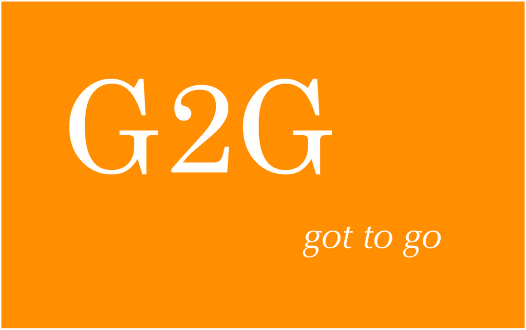 Mida G2G tähendab ja kuidas seda kasutada?
