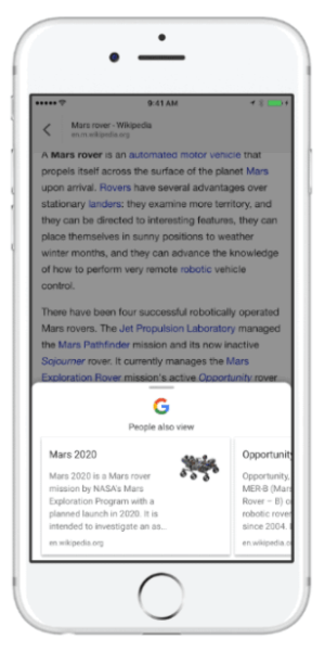 Google esitleb uut sisu avastamise tööriista iOS-i jaoks mõeldud Google'i rakenduses.