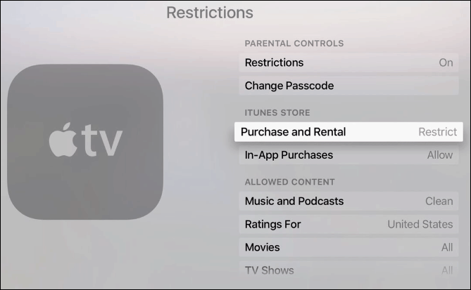 3 piirangut uus Apple TV
