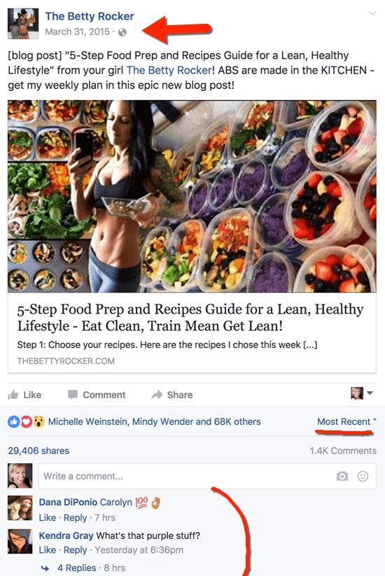 Betty Rocker kogub jätkuvalt rohkem kui kaks aastat tagasi avaldatud Facebooki postituse haaret, seotust ja klikke.