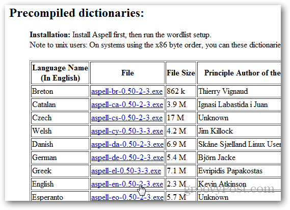 uusim sõnastik aspell