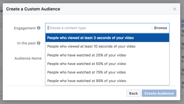Sihtige inimesi selle järgi, kui palju teie videot nad on vaadanud.