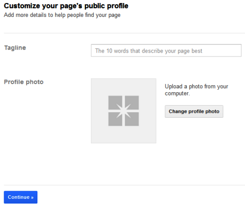 Google+ lehed - silt ja profiilifoto