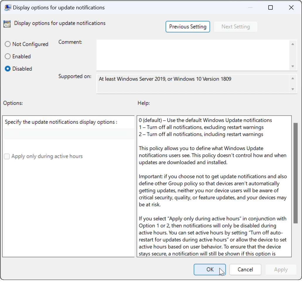 Keelake Windows 11 värskendusteatised